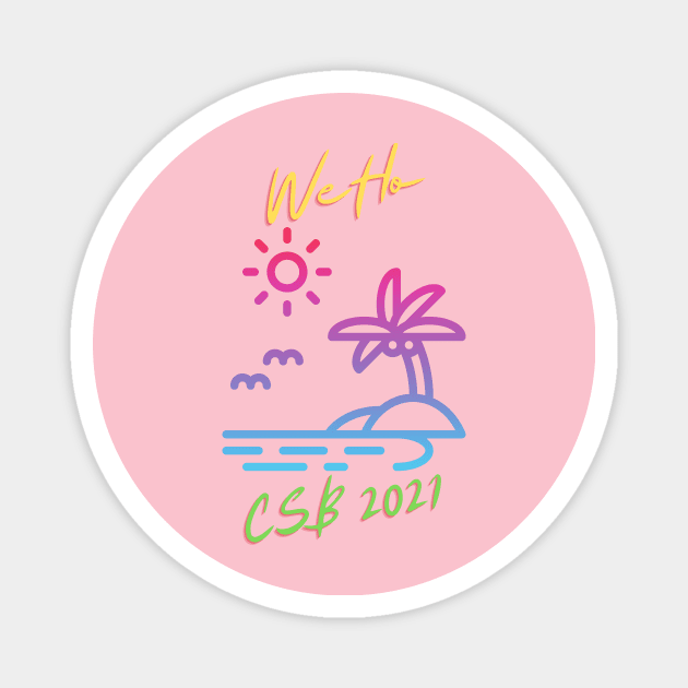 WeHo Cape San Blas 2021 Magnet by Greenbug